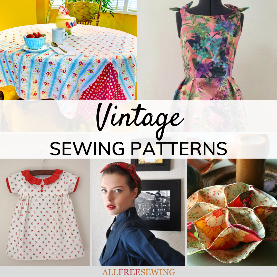 45+ Free Vintage Sewing Patterns | AllFreeSewing.com