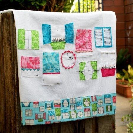 Pretty Windows Dishtowel