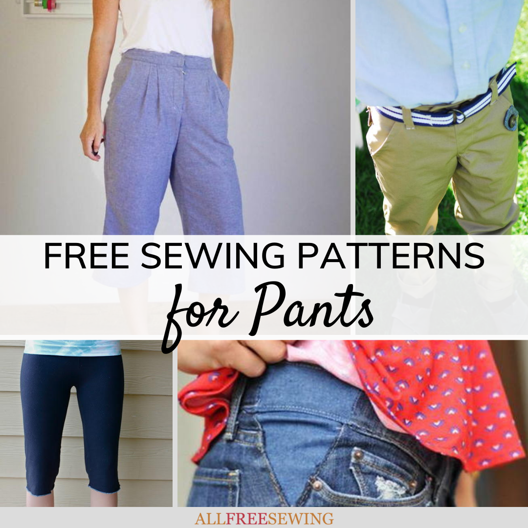 Women Sewing Pattern - Wide Leg Jogging Pants - PDF