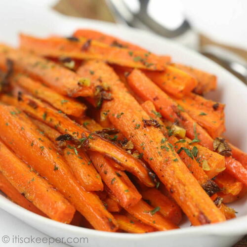 Garlic Roasted Carrots