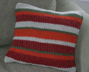Stripe Floor Pillow Cover