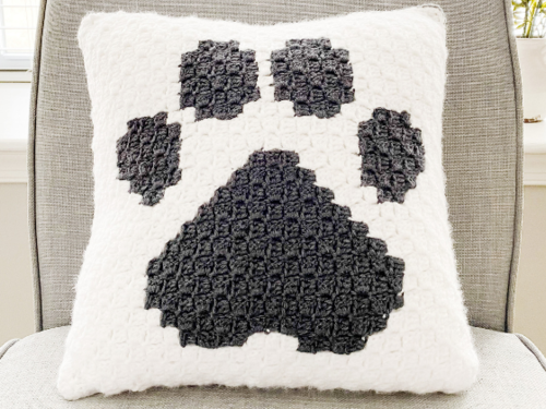 paw seat pillow