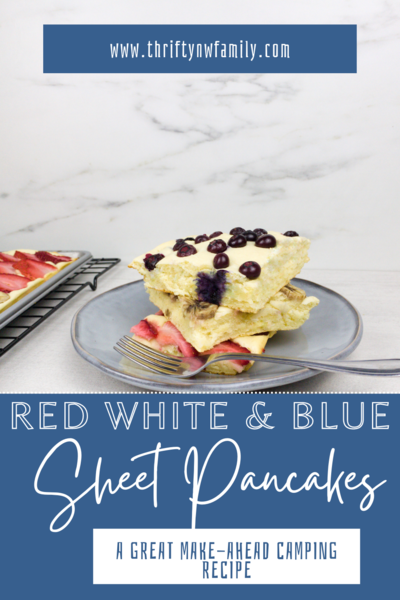 Red White And Blue Sheet Pancakes