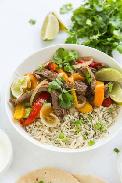 Instant Pot Steak Fajitas