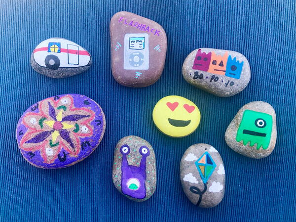 A few random rocks.