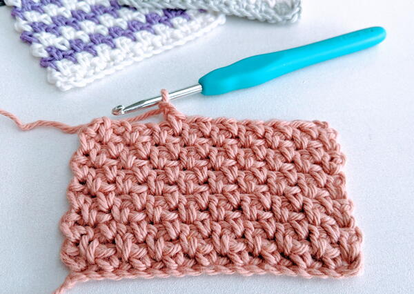 Moss Stitch Crochet Tutorial