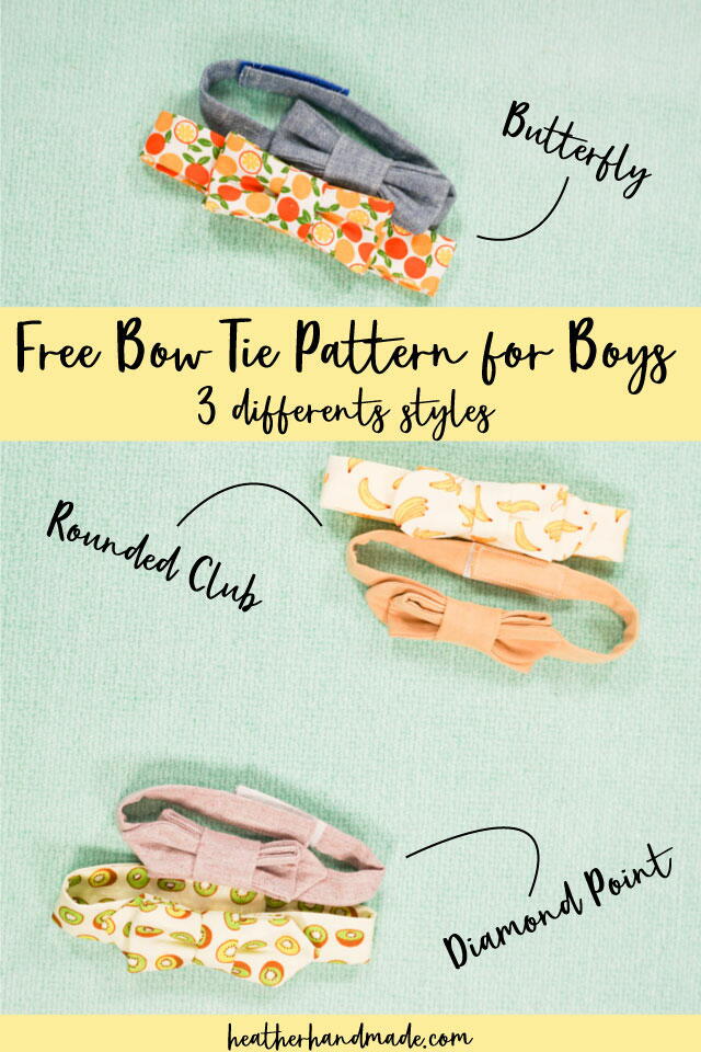Free Bow Tie Pattern for Boys | AllFreeSewing.com