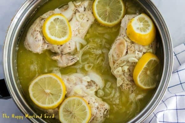 20 Clove Garlic Chicken With Lemon Butter