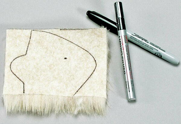 Preparing Your Pattern and Marking Faux Fur