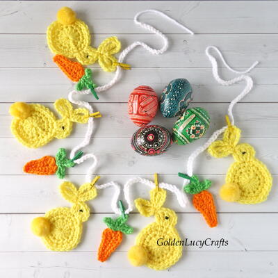 Crochet Easter Bunny Bunting