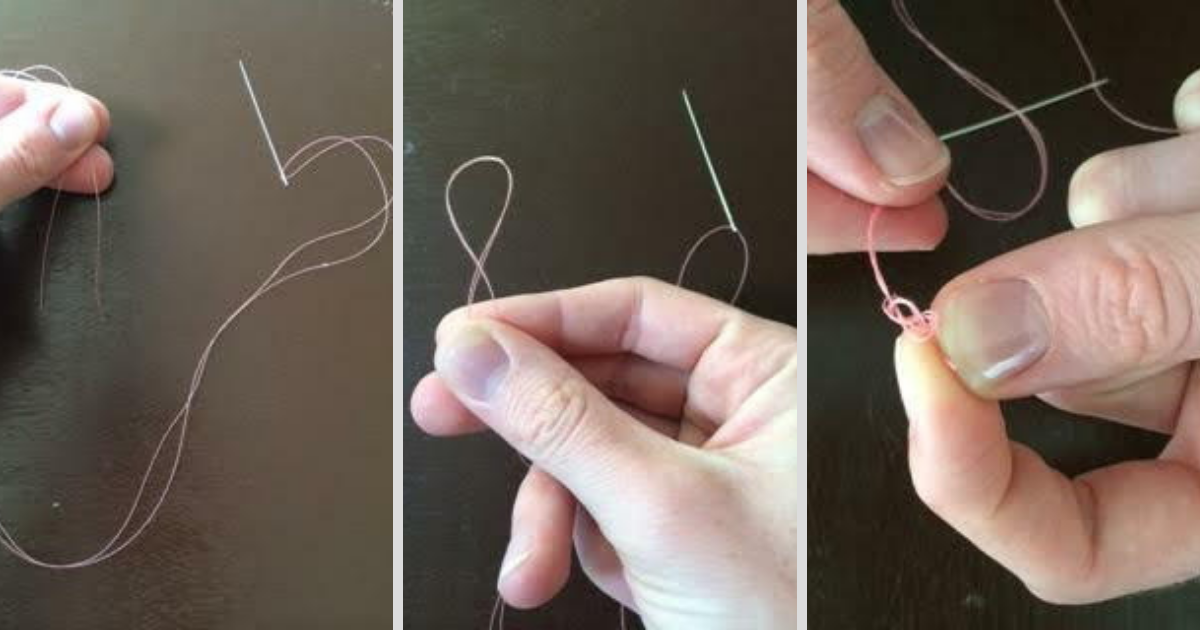 How to Tie a Sewing Knot