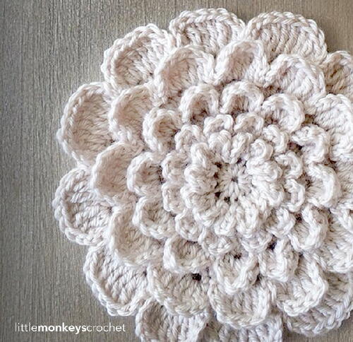 Never Ending Crochet Flower Applique