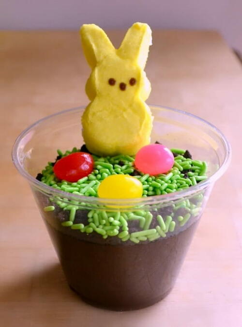Quick And Easy Easter Pudding Cups
