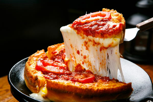 Quick And Easy Deep Dish Pizza