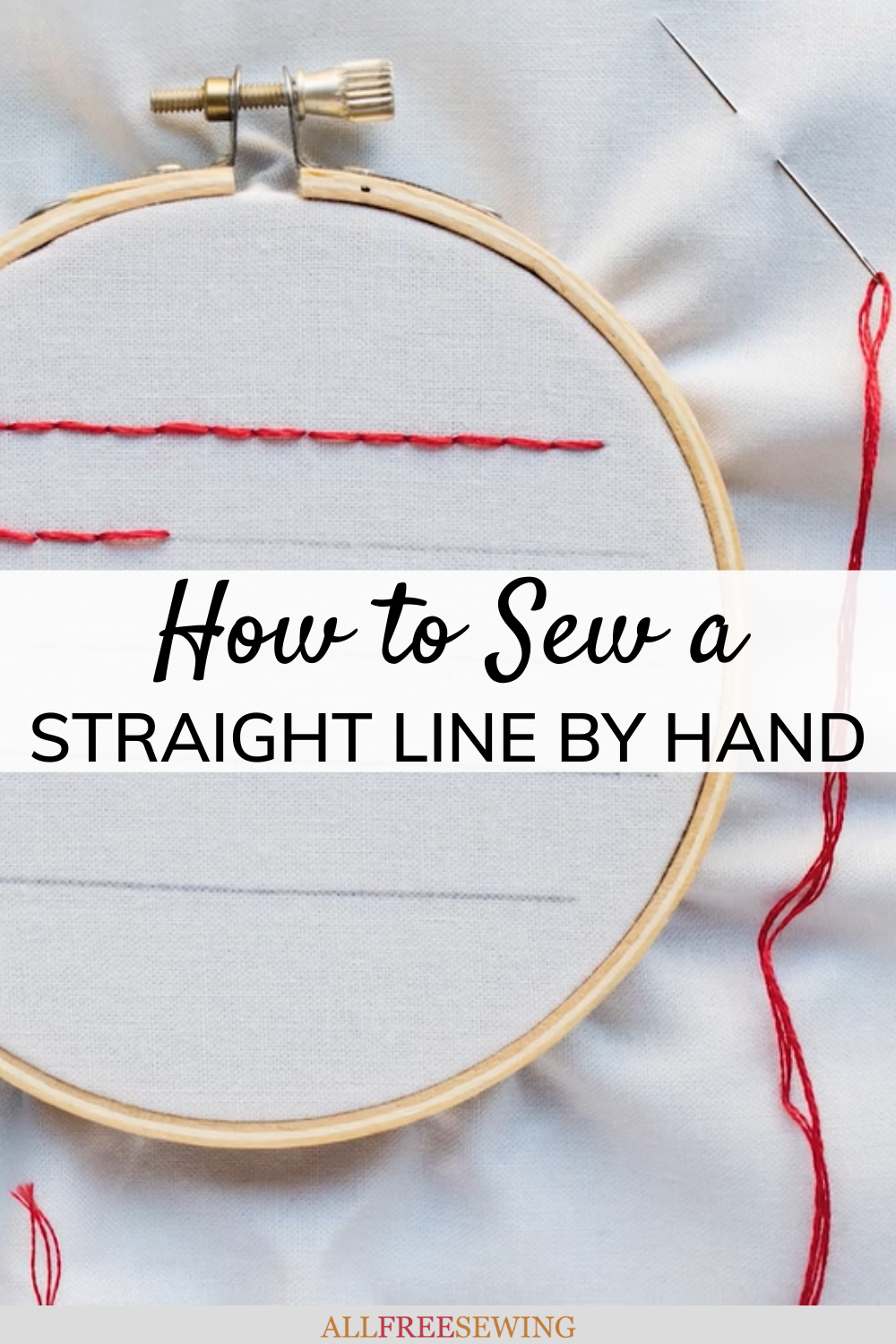 How to Sew a Straight Line by Hand | AllFreeSewing.com