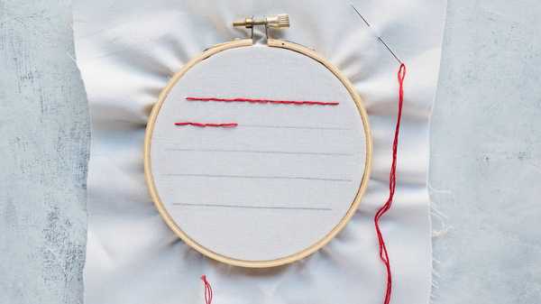 How to Sew a Straight Line by Hand