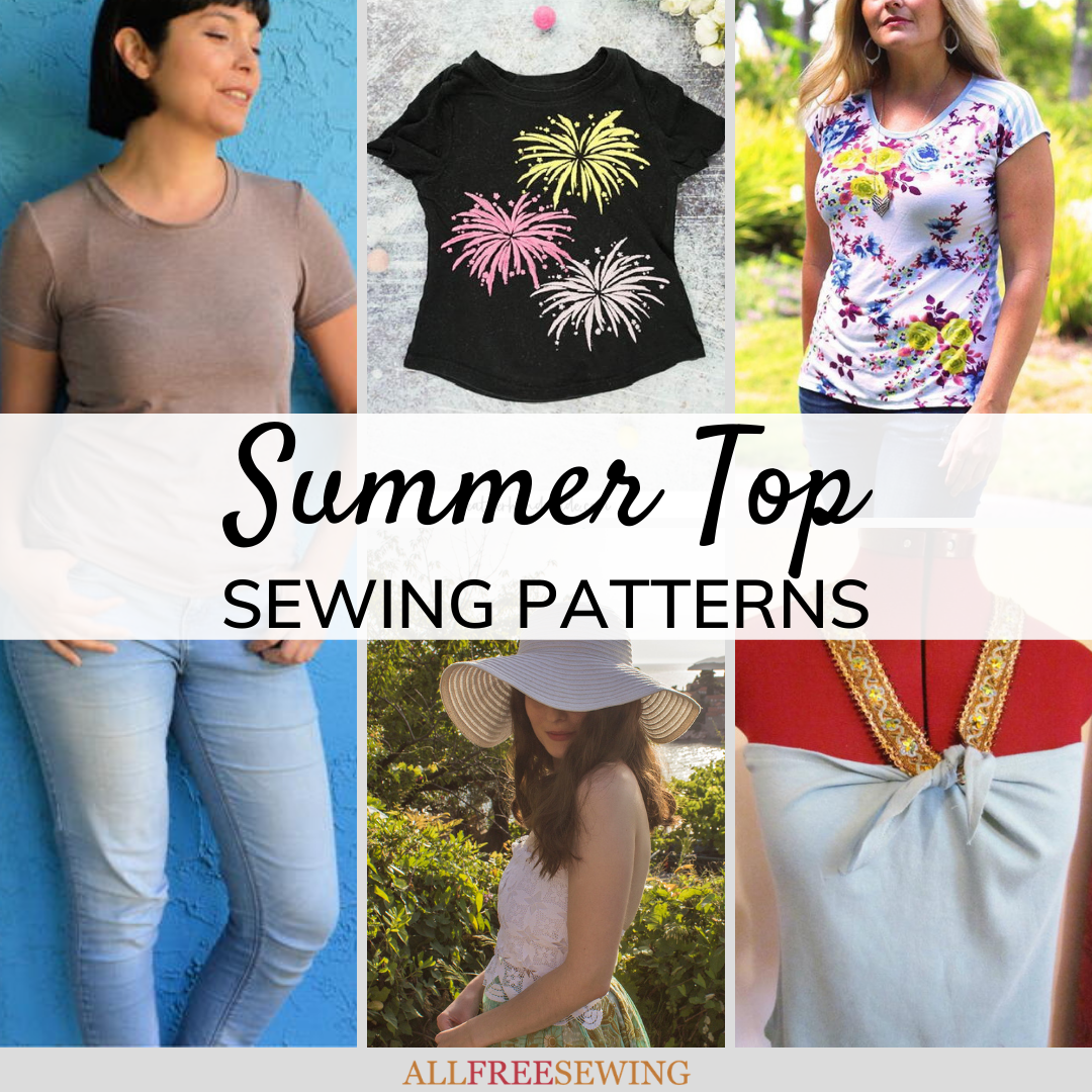 28+ Summer Tops Sewing Patterns (Free!) | AllFreeSewing.com