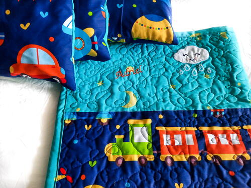 Baby Quilt And Pillow Case