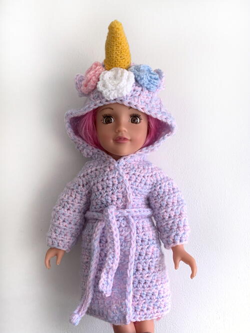 Unicorn Dolls Dressing Gown 