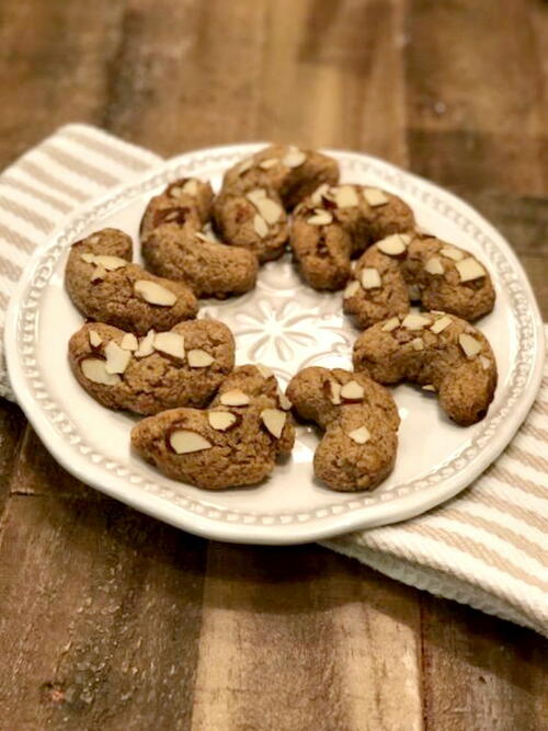 Almond Crescent Cookies