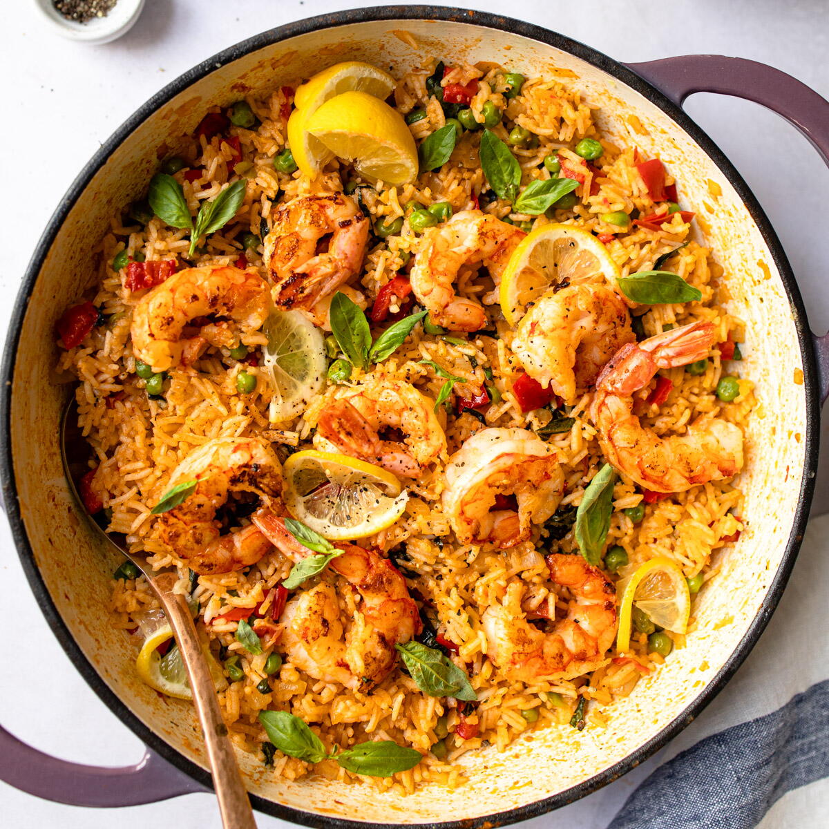 30 Minute Prawn Rice | FaveHealthyRecipes.com