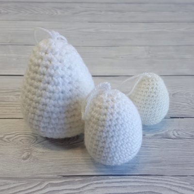 Basic Easter Egg Shape Free Crochet Pattern