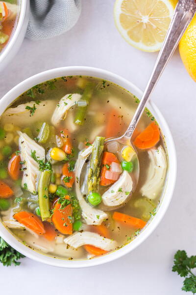 Spring Chicken Soup | FaveSouthernRecipes.com