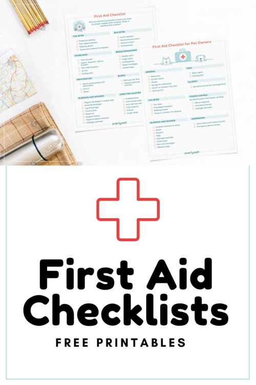 First Aid Checklist Printables | AllFreePaperCrafts.com