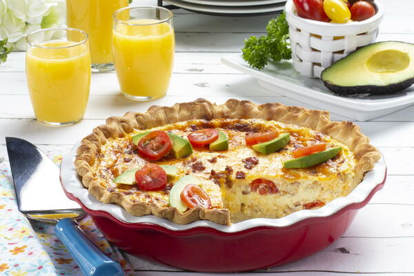 Bacon  Tomato Quiche