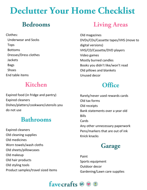 New Home Necessities Checklist  Printable Resource - Live Laugh Rowe