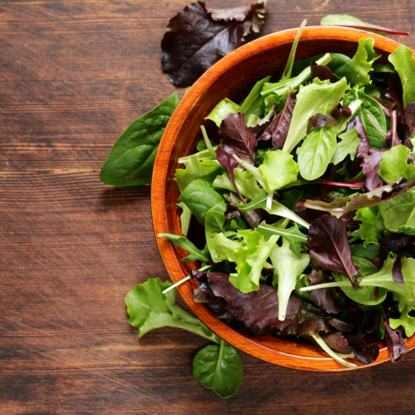 Strawberry Spring Mix Salad With Oriental Dressing