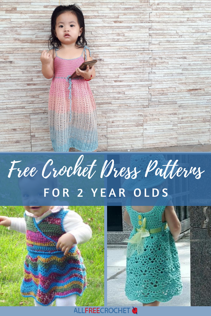 9 Free Crochet Dress Patterns for 9 Year Olds   AllFreeCrochet.com