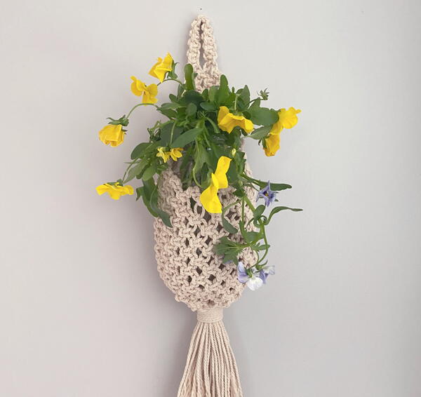 Macramé Hanging Pod