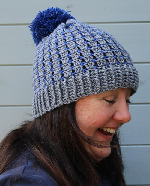 Block Stitch Hat