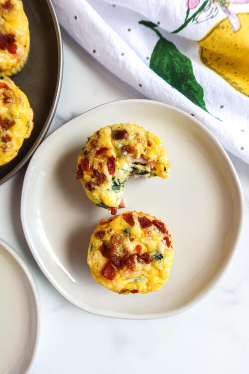 Ham and Cheese Quiche Cups | DIYIdeaCenter.com