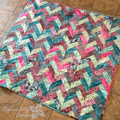Jelly Roll Braid Quilt