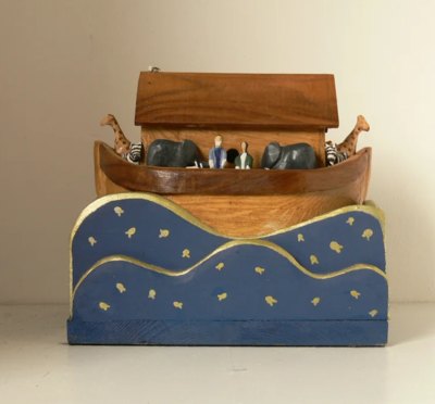 Upcycled Wood Noah's Ark Project