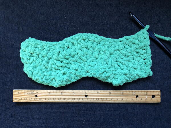 Adjusting Yarn Weight for the Ripple Stitch: Super Bulky Yarn Example