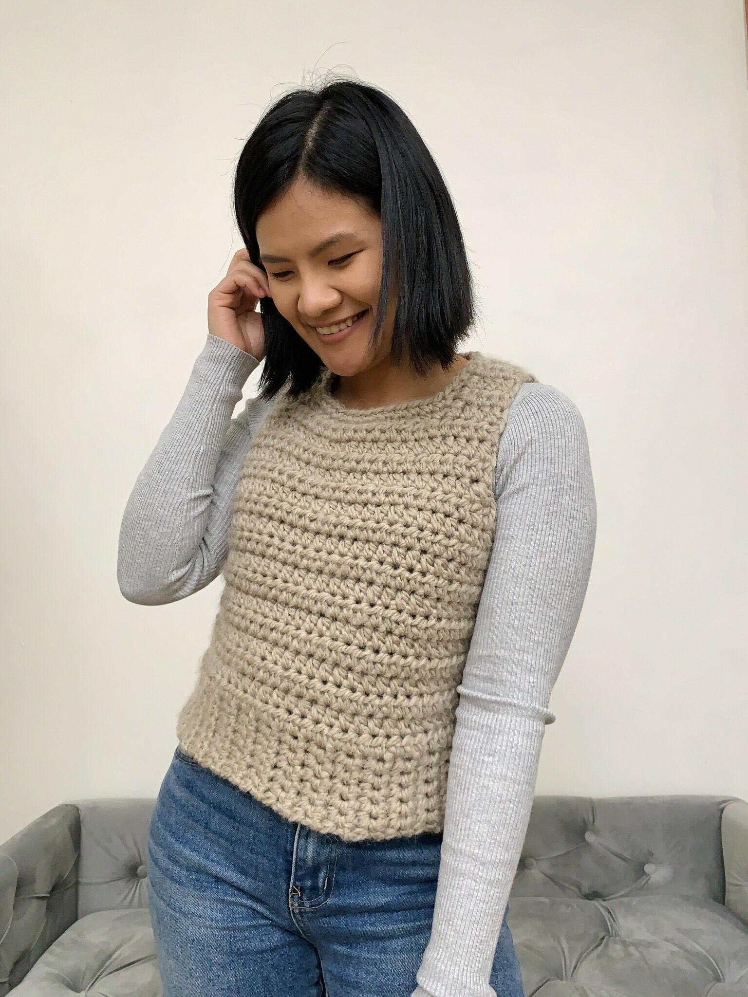 Crochet Sweater Vest | AllFreeCrochet.com