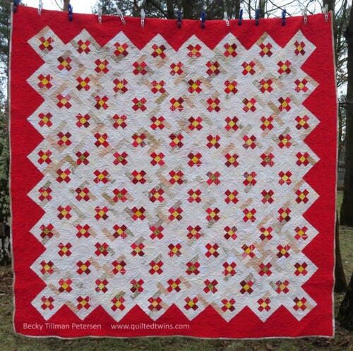 Posing English Posies Quilt Pattern