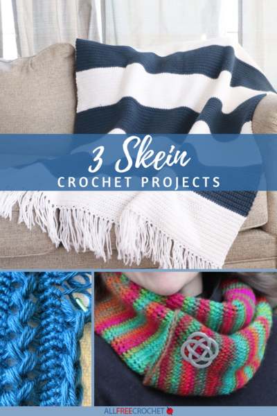 3 Skein Crochet Projects (40 Free Patterns) | AllFreeCrochet.com