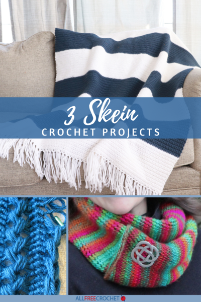 3 Skein Crochet Projects (40 Free Patterns)