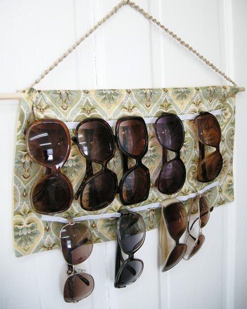 DIY Sunglasses Holder