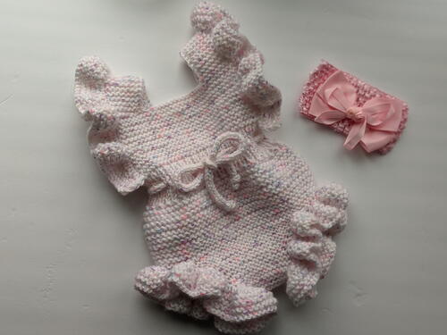 Baby Knit Romper | AllFreeKnitting.com
