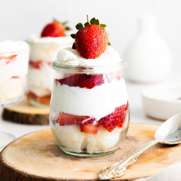 Strawberry Shortcake Trifles