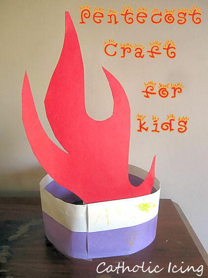 Tongues of Fire Pentecost Craft Project