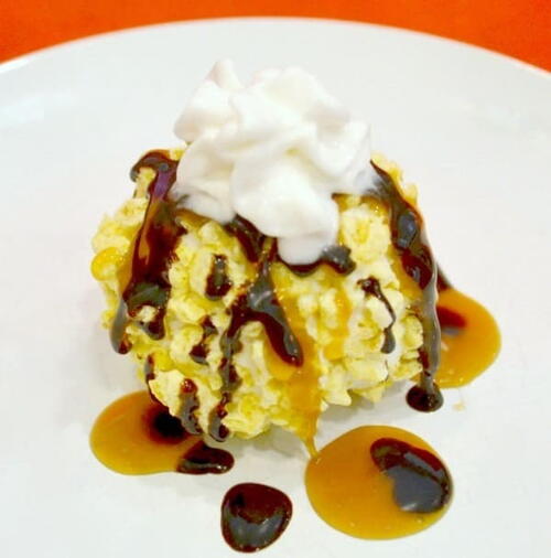 Crunchy Unfried Ice Cream