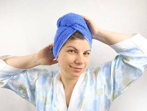 Hair Towel Wrap In 10 Minutes