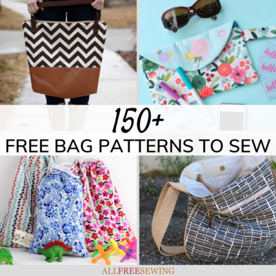 Free Tote Bag Pattern - Lined & Unlined SUPER Easy | TREASURIE