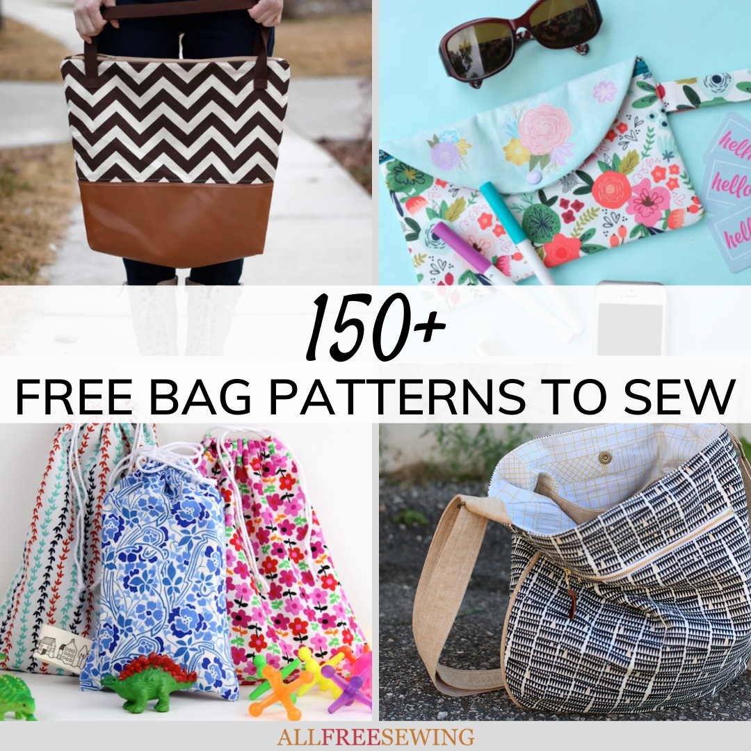 150+ Free Bag Patterns to Sew (THE Ultimate Resource